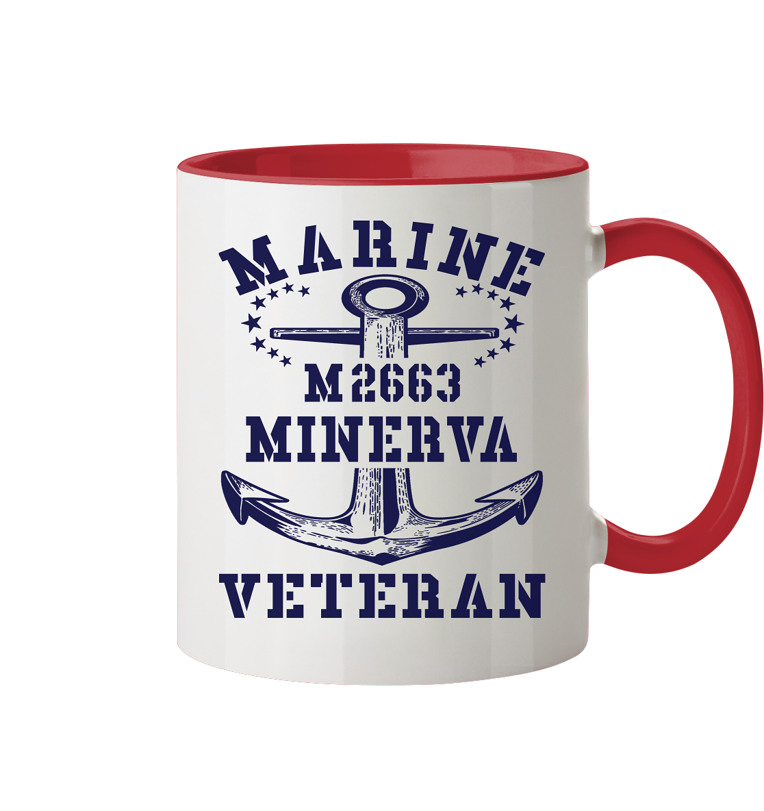 BiMi M2663 MINERVA Marine Veteran - Tasse zweifarbig