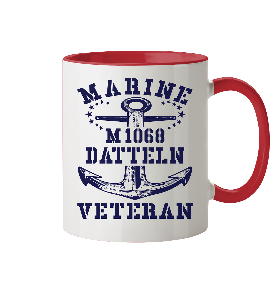 Mij.-Boot M1068 DATTELN Marine Veteran - Tasse zweifarbig