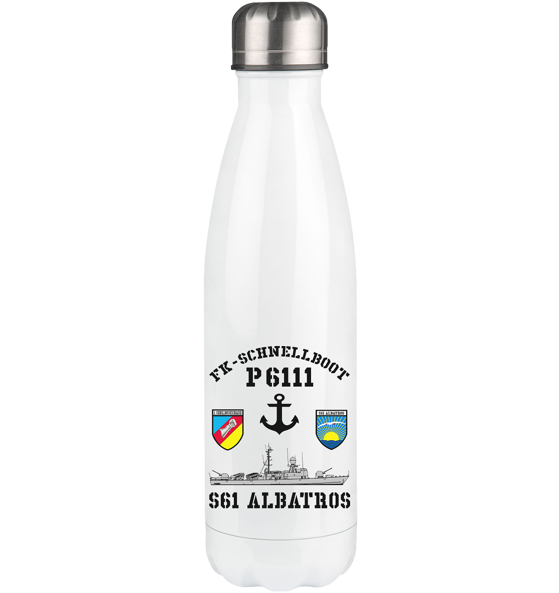 FK-Schnellboot P6111 ALBATROS 2.SG Anker - Thermoflasche 500ml