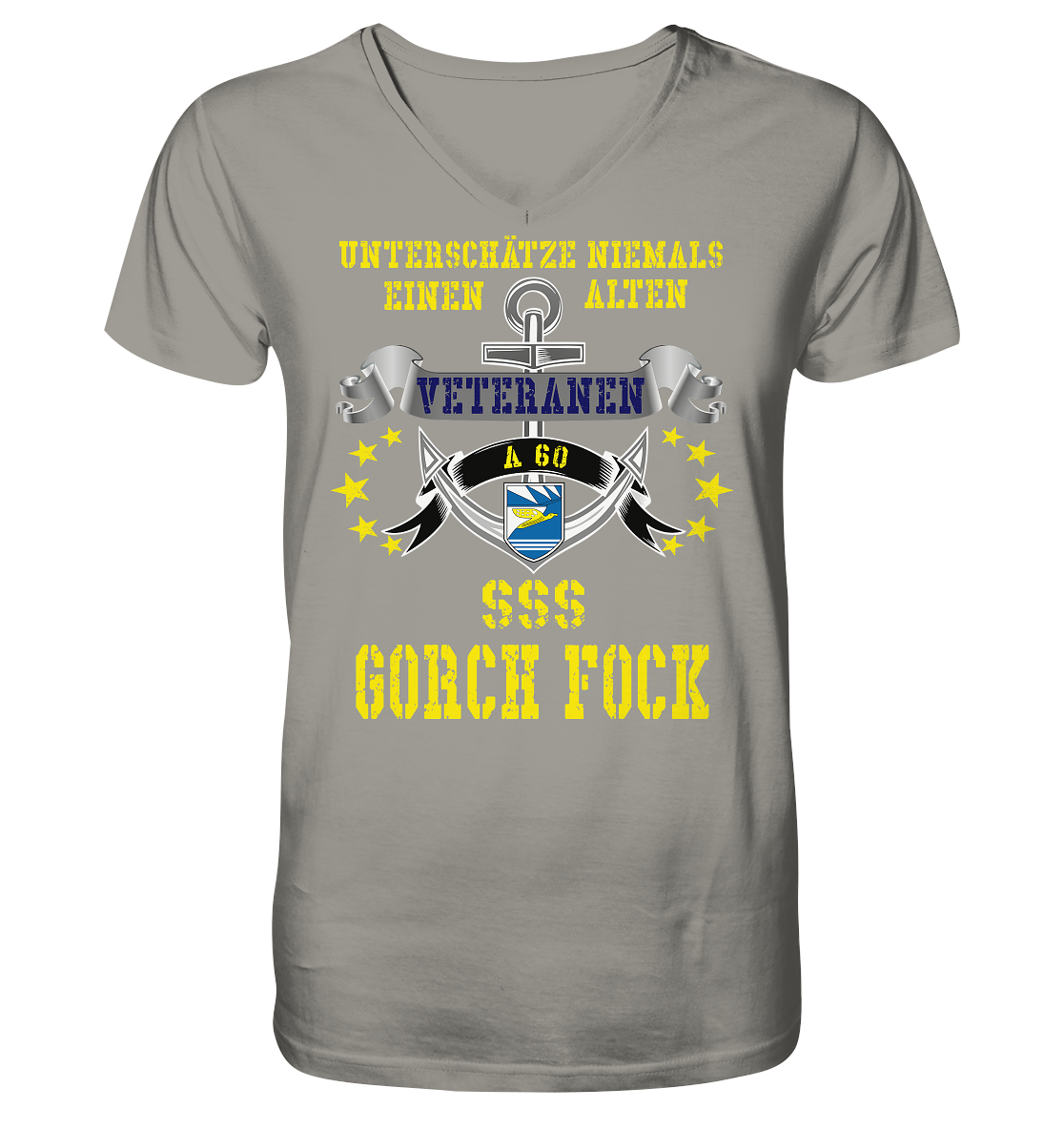 Unterschätze niemals... SSS GORCH FOCK - V-Neck Shirt
