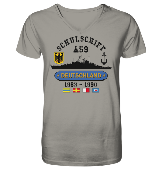 Schulschiff A59 DEUTSCHLAND - V-Neck Shirt