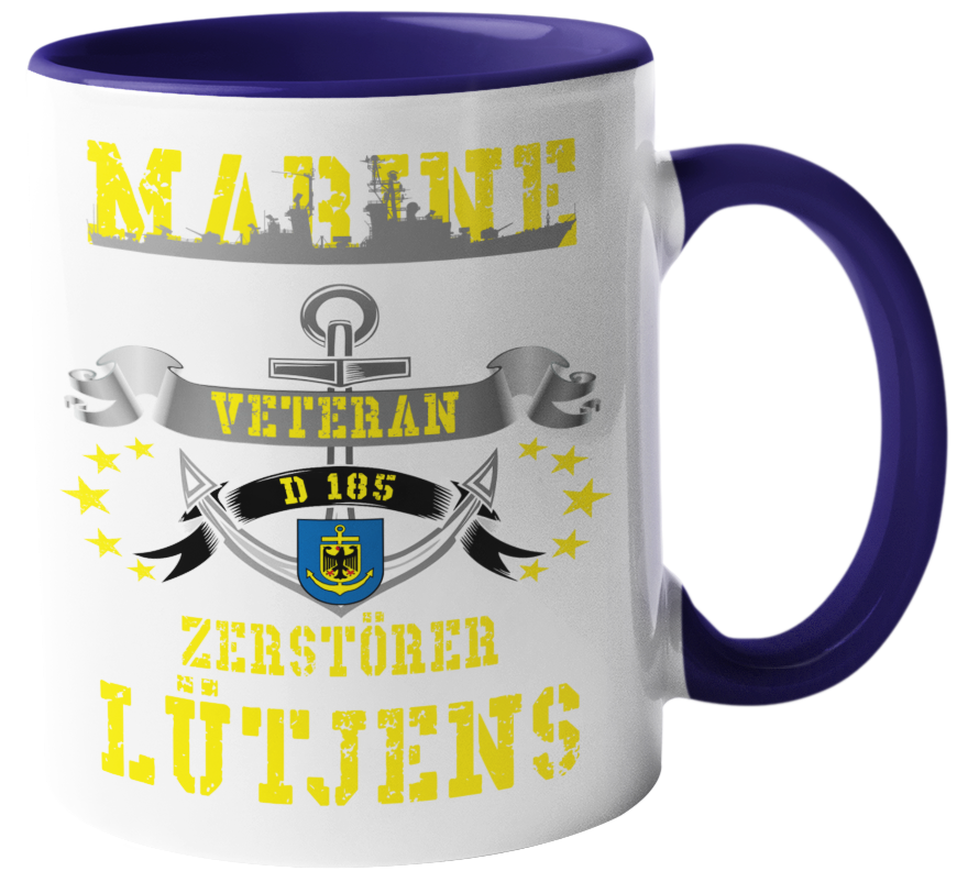 Kaffeebecher MARINE Veteran Zerstörer D185 LÜTJENS